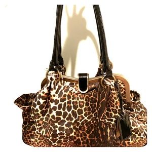 Jessica Simpson leopard purse